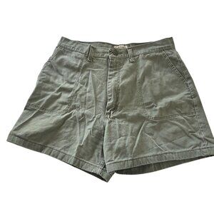 WRANGLER Cargo Shorts Womens 12 Beige Multi Pockets Y2K‎ Utility